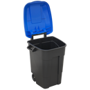 Refuse/Wheelie Bin 100L - Blue | Pipe Manufacturers Ltd..