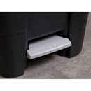 Refuse/Wheelie Bin with Foot Pedal 100L - Black | Pipe Manufacturers Ltd..