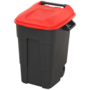 Refuse/Wheelie Bin 100L - Red | Pipe Manufacturers Ltd..