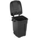 Refuse/Wheelie Bin 100L - Black | Pipe Manufacturers Ltd..