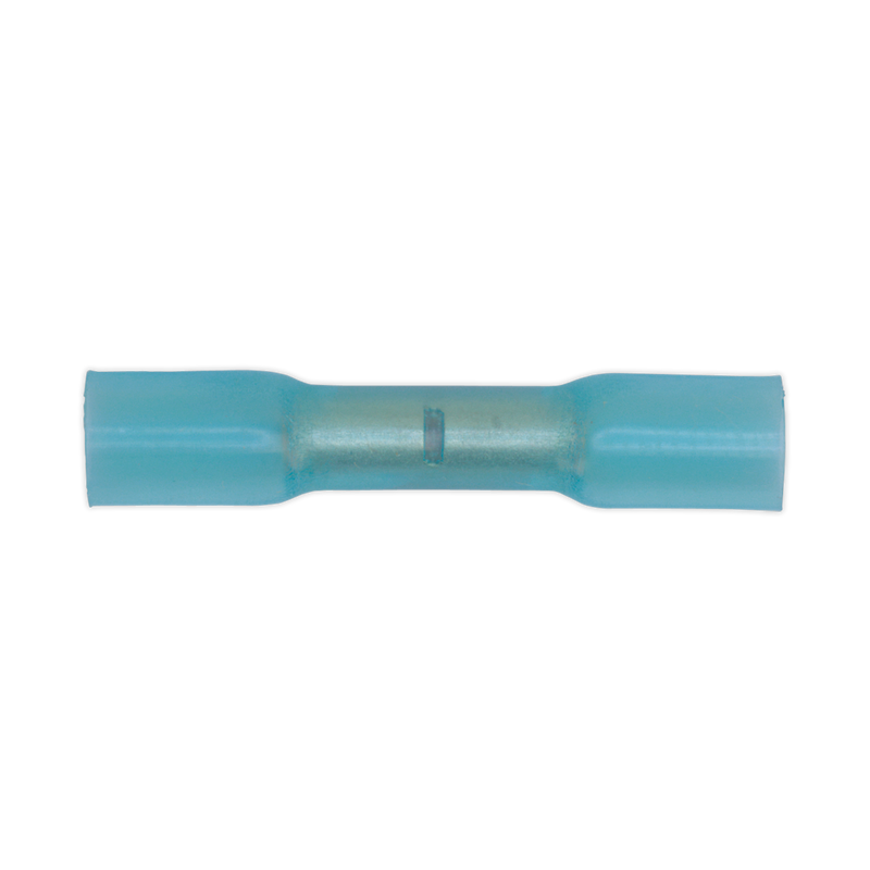 Heat Shrink Butt Connector Terminal ¯5.8mm Blue Pack of 50 | Pipe Manufacturers Ltd..