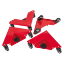 Corner Transport Dollies Set of 4 150kg Capacity | Pipe Manufacturers Ltd..
