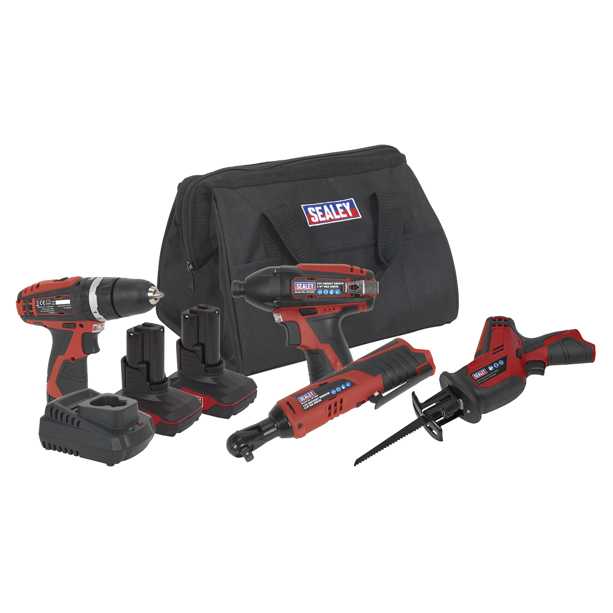 CP1200 Series 4 x 12V Cordless Power Tool Combo Kit