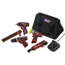 CP1200 Series 4 Tool Combo with 12pc Impact Socket Set | Pipe Manufacturers Ltd..