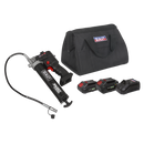 20V SV20 Series Grease Gun Kit - 2 Batteries