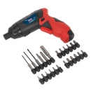 Cordless Screwdriver Set 26pc 3.7V Lithium-ion | Pipe Manufacturers Ltd..