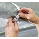 Dome Roof Car Port Shelter 4 x 6 x 3.1m | Pipe Manufacturers Ltd..