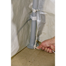 Dome Roof Car Port Shelter 4 x 6 x 3.1m | Pipe Manufacturers Ltd..