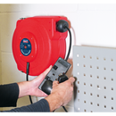 Cable Reel System Retractable 15m 2 x 230V Socket | Pipe Manufacturers Ltd..