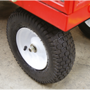 Platform Truck with Sides Pneumatic Tyres 450kg Capacity | Pipe Manufacturers Ltd..