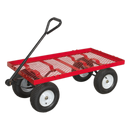 Platform Truck with Sides Pneumatic Tyres 450kg Capacity | Pipe Manufacturers Ltd..