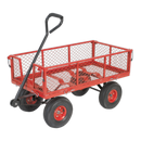 Platform Truck with Removable Sides Pneumatic Tyres 200kg Capacity | Pipe Manufacturers Ltd..