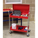 Trolley 2-Level Heavy-Duty with Lockable Top | Pipe Manufacturers Ltd..