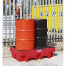 Barrel Bund Polyethylene 1220 x 820 x 330mm | Pipe Manufacturers Ltd..