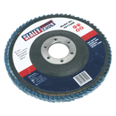 Flap Disc Zirconium ¯115mm ¯22mm Bore 40Grit | Pipe Manufacturers Ltd..