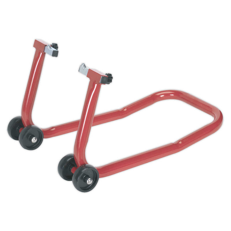 Universal Front Wheel Stand with Under Fork & Lifting Pin Supports | Pipe Manufacturers Ltd..