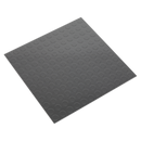 Vinyl Floor Tile with Peel & Stick Backing - Silver Coin Pack of 16 | Pipe Manufacturers Ltd..