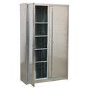 Galvanized Steel Floor Cabinet 4 Shelf Extra Wide | Pipe Manufacturers Ltd..