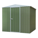 Galvanized Steel Shed Green 2.3 x 2.3 x 2.2m | Pipe Manufacturers Ltd..