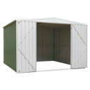 Galvanized Steel Shed Green 3 x 3 x 2m | Pipe Manufacturers Ltd..