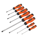 Screwdriver Set 8pc Hammer-Thru Hi-Vis Orange | Pipe Manufacturers Ltd..