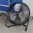 Industrial High Velocity Floor Fan with Internal Oscillation 18" | Pipe Manufacturers Ltd..