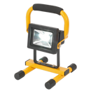Cordless COB LED Floodlight with Wall Bracket 10W Lithium-ion Rechargeable | Pipe Manufacturers Ltd..