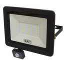 Extra Slim Floodlight with PIR Sensor 100W SMD LED | Pipe Manufacturers Ltd..