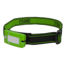 Rechargeable Head Torch 2W COB LED Auto Sensor Green | Pipe Manufacturers Ltd..
