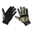 Mechanic's Gloves Padded Palm Camo - Large Pair | Pipe Manufacturers Ltd..
