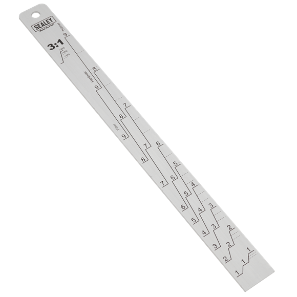 Aluminium Paint Measuring Stick 1:1/3:1