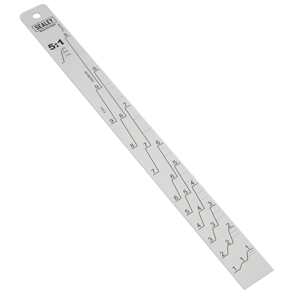 Aluminium Paint Measuring Stick 5:1/5:3