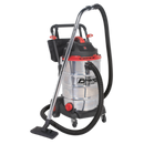 Vacuum Cleaner Wet & Dry 60L Stainless Drum 1600W/230V | Pipe Manufacturers Ltd..