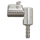 90¡ Angled Swivel Tyre Inflator Clip-On Connector 6mm Bore | Pipe Manufacturers Ltd..