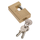Brass Body Shutter Padlock 60mm | Pipe Manufacturers Ltd..