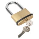 Brass Body Padlock Long Shackle 60mm | Pipe Manufacturers Ltd..
