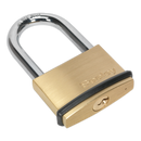 Brass Body Padlock Long Shackle 60mm | Pipe Manufacturers Ltd..