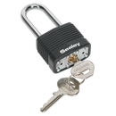 Steel Body Padlock Long Shackle 40mm | Pipe Manufacturers Ltd..