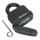 Steel Body Weatherproof Combination Padlock 48mm | Pipe Manufacturers Ltd..