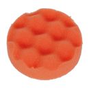 Buffing & Polishing Foam Head Hook & Loop ¯80 x 25mm Orange/Firm | Pipe Manufacturers Ltd..