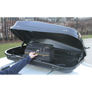 Roof Box Gloss Black 320ltr 50kg Max Capacity | Pipe Manufacturers Ltd..