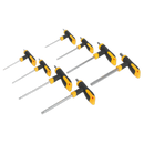 T-Handle Ball-End Hex Key Set 8pc | Pipe Manufacturers Ltd..
