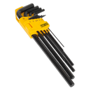 Hex Key Set 9pc Extra Long Metric | Pipe Manufacturers Ltd..