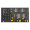 Tool Tray with Specialised Bits & Folding Hex Keys 192pc | Pipe Manufacturers Ltd..