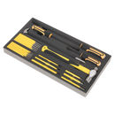 Tool Tray with Pry Bar, Hammer & Punch Set 23pc | Pipe Manufacturers Ltd..