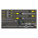 Tool Tray with Tap & Die, File & Caliper Set 48pc | Pipe Manufacturers Ltd..
