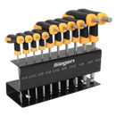 Ball-End Hex Key Set 10pc T-Handle Metric | Pipe Manufacturers Ltd..