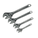 Adjustable Wrench Set 4pc 150, 200, 250 & 300mm | Pipe Manufacturers Ltd..