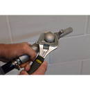 Adjustable Wrench with Extra Wide Jaw Capacity 200mm | Pipe Manufacturers Ltd..