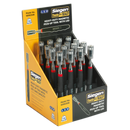 Heavy-Duty Magnetic Pick-Up Tool with LED 3.6kg Capacity Display Box of 16 | Pipe Manufacturers Ltd..